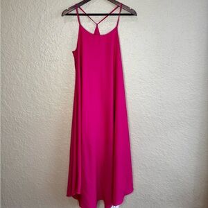 Vibrant Pink Maxi Dress
